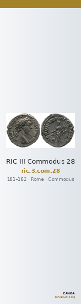 RIC III Commodus 28 — CANOA