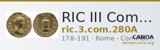 RIC III Commodus 280A — CANOA