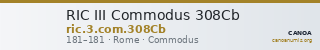 RIC III Commodus 308Cb — CANOA