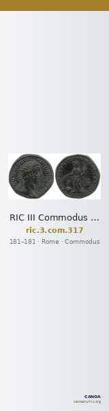 RIC III Commodus 317 — CANOA