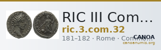 RIC III Commodus 32 — CANOA