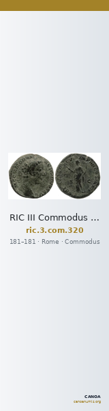 RIC III Commodus 320 — CANOA