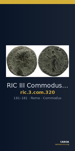 RIC III Commodus 320 — CANOA