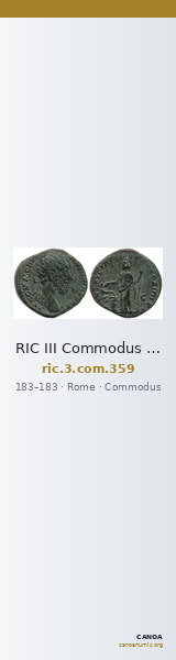 RIC III Commodus 359 — CANOA