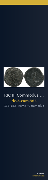 RIC III Commodus 364 — CANOA