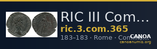 RIC III Commodus 365 — CANOA