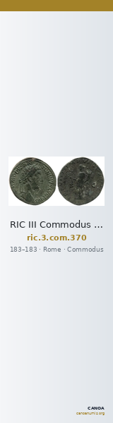 RIC III Commodus 370 — CANOA