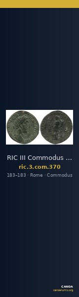 RIC III Commodus 370 — CANOA