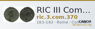 RIC III Commodus 370 — CANOA