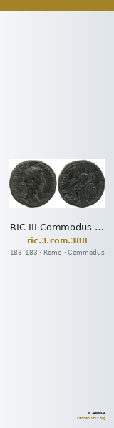 RIC III Commodus 388 — CANOA