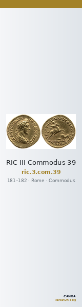 RIC III Commodus 39 — CANOA
