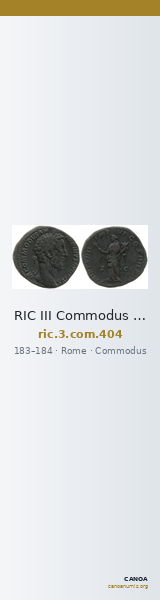 RIC III Commodus 404 — CANOA