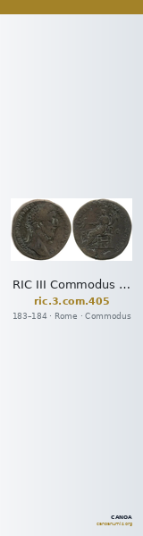 RIC III Commodus 405 — CANOA