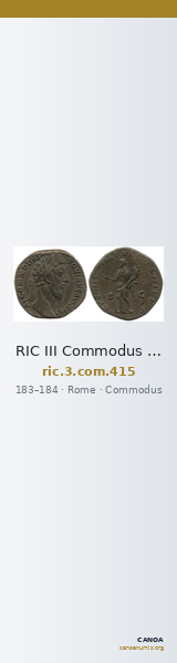 RIC III Commodus 415 — CANOA