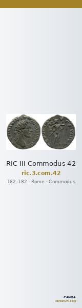 RIC III Commodus 42 — CANOA