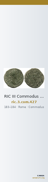 RIC III Commodus 427 — CANOA