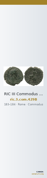 RIC III Commodus 429B — CANOA