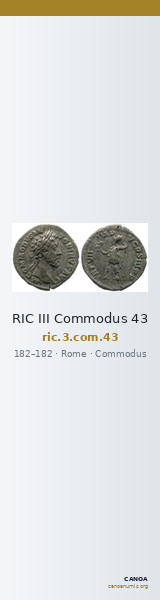RIC III Commodus 43 — CANOA