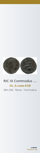 RIC III Commodus 438 — CANOA