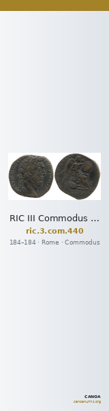 RIC III Commodus 440 — CANOA