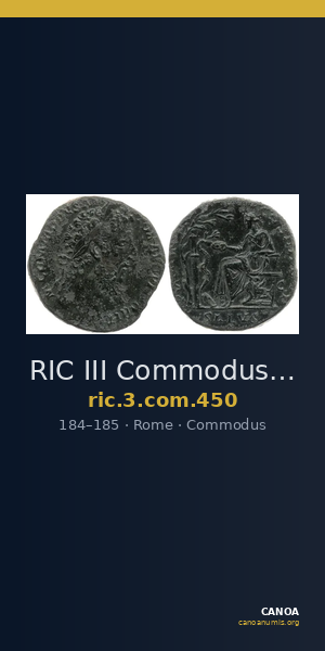 RIC III Commodus 450 — CANOA