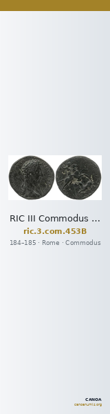 RIC III Commodus 453B — CANOA