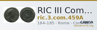 RIC III Commodus 459A — CANOA