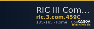 RIC III Commodus 459C — CANOA