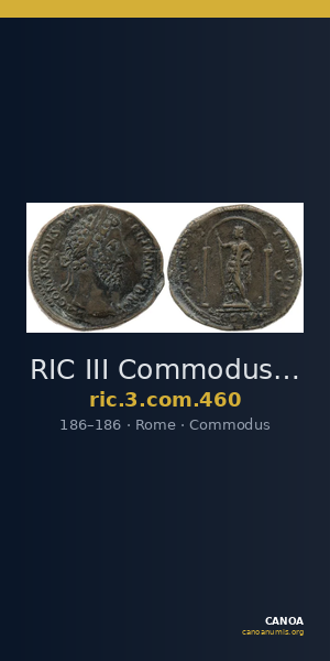 RIC III Commodus 460 — CANOA