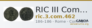 RIC III Commodus 462 — CANOA