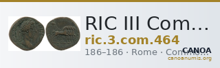 RIC III Commodus 464 — CANOA