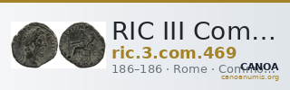 RIC III Commodus 469 — CANOA