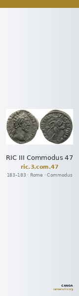 RIC III Commodus 47 — CANOA