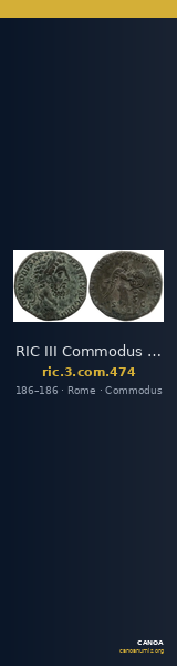 RIC III Commodus 474 — CANOA