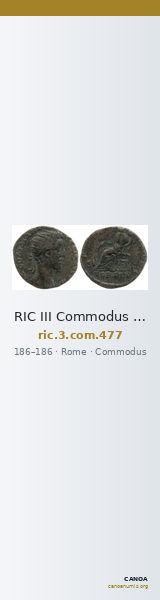 RIC III Commodus 477 — CANOA