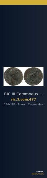 RIC III Commodus 477 — CANOA