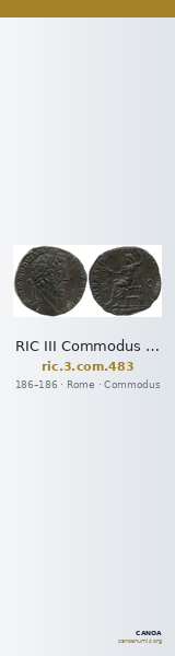 RIC III Commodus 483 — CANOA
