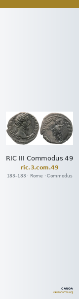 RIC III Commodus 49 — CANOA