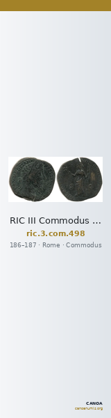 RIC III Commodus 498 — CANOA