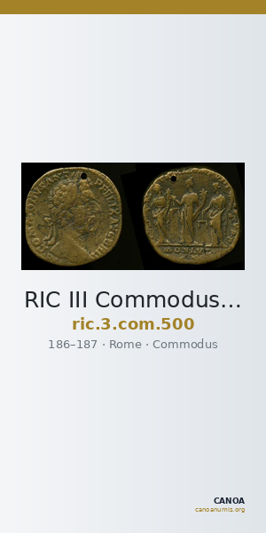 RIC III Commodus 500 — CANOA