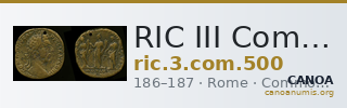 RIC III Commodus 500 — CANOA