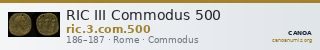 RIC III Commodus 500 — CANOA