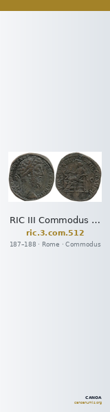 RIC III Commodus 512 — CANOA