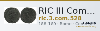 RIC III Commodus 528 — CANOA