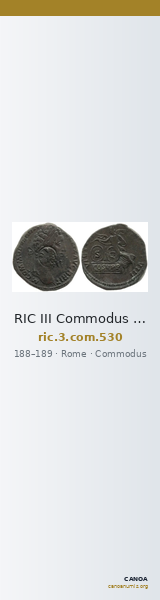 RIC III Commodus 530 — CANOA