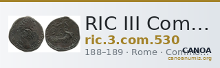 RIC III Commodus 530 — CANOA