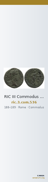 RIC III Commodus 536 — CANOA