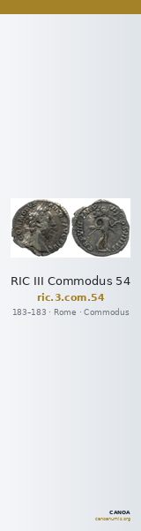 RIC III Commodus 54 — CANOA
