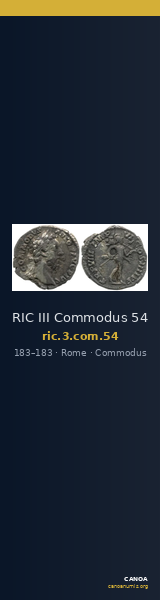 RIC III Commodus 54 — CANOA