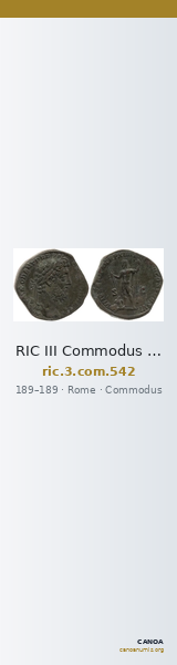 RIC III Commodus 542 — CANOA
